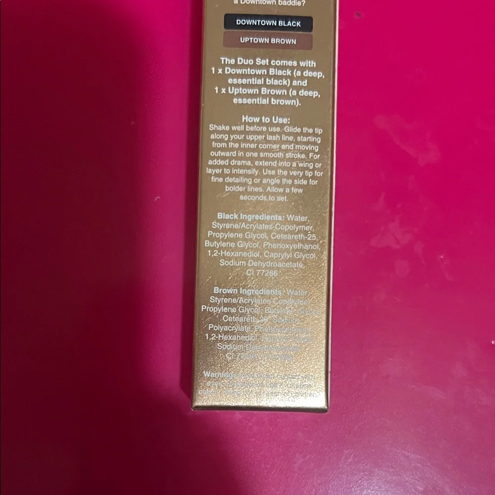 Bisha Essential Eye Duo Liquid Eye Liner — Brown & Black Shades